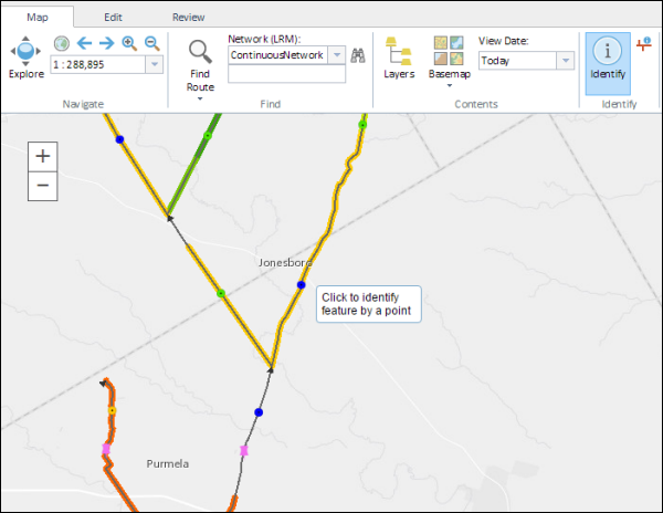 Click to identify features Click to identify features
