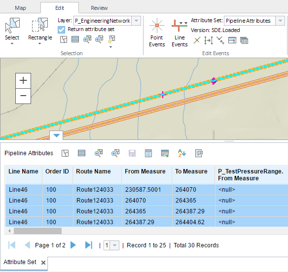 Results of querying attribute sets Results of querying attribute sets