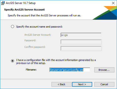 Import a server configuration file Import a server configuration file